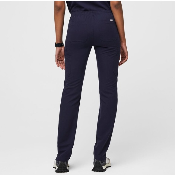 FIGS Yola Skinny Scrub Pants Navy Blue Large - Picture 3 of 16
